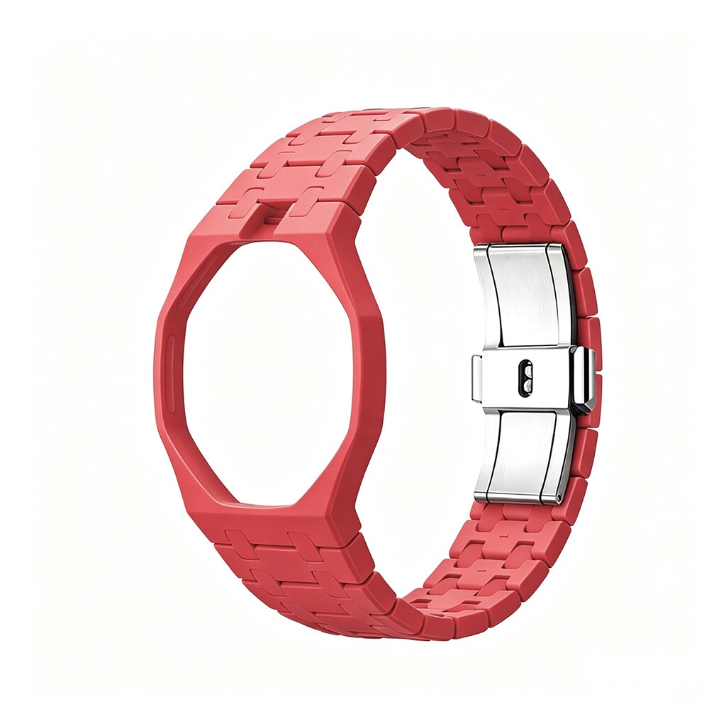 Biokeraaminen rannekoru ja suojakotelo AP x Swatch Royal Pop 12 O'clock - Punainen