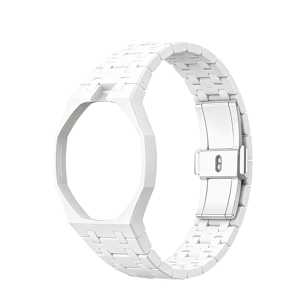 Biokeraaminen rannekoru ja suojakotelo AP x Swatch Royal Pop 12 O'clock - Valkoinen