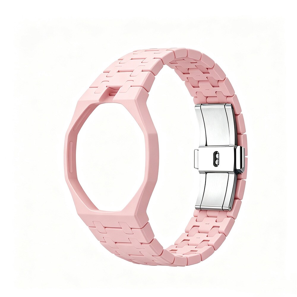 Biokeraaminen rannekoru ja suojakotelo AP x Swatch Royal Pop 12 O'clock - Rose -mallille