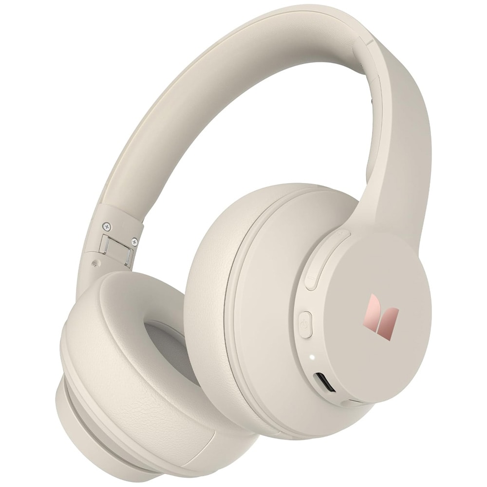 Monster Mission 100 Bluetooth-kuulokkeet / over-ear-kuulokkeet Bluetooth 5.4:llä / valkoinen headset