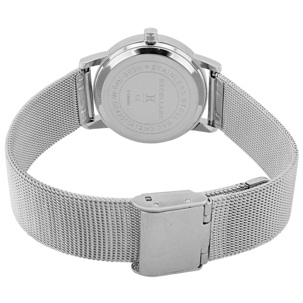 Excellanc naisten rannekello – kvartsikello, mesh-ranneke, 30 mm, antrasiitti