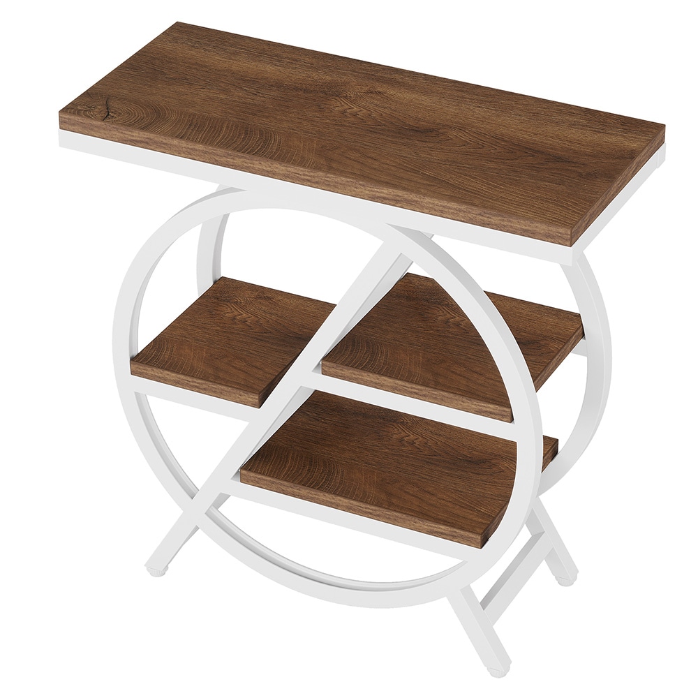 Sivupöytä, jossa on 4 hyllyä / Apupöytä, jossa on useita säilytystasoja