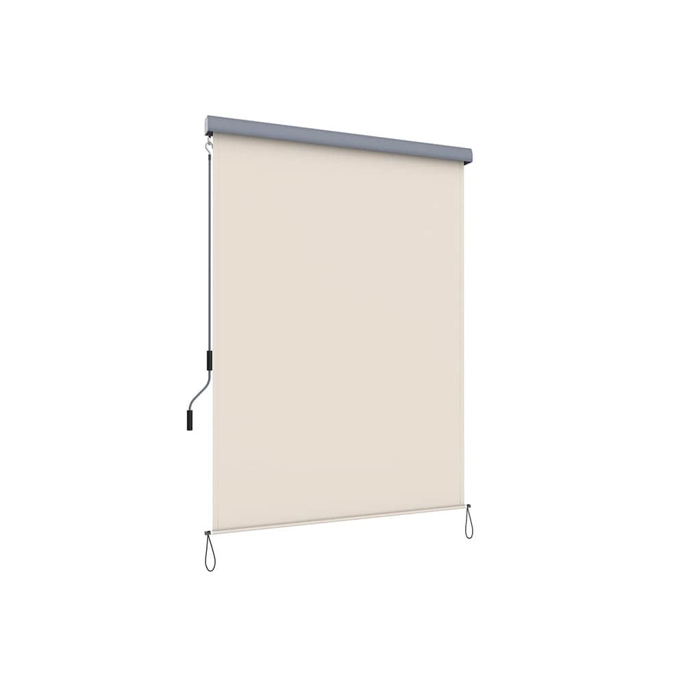 Pystymarkiisi 1,4 x 2,5 m / beige kasettimarkiisi kammella / aurinko- ja näkösuoja parvekkeelle ja terassille