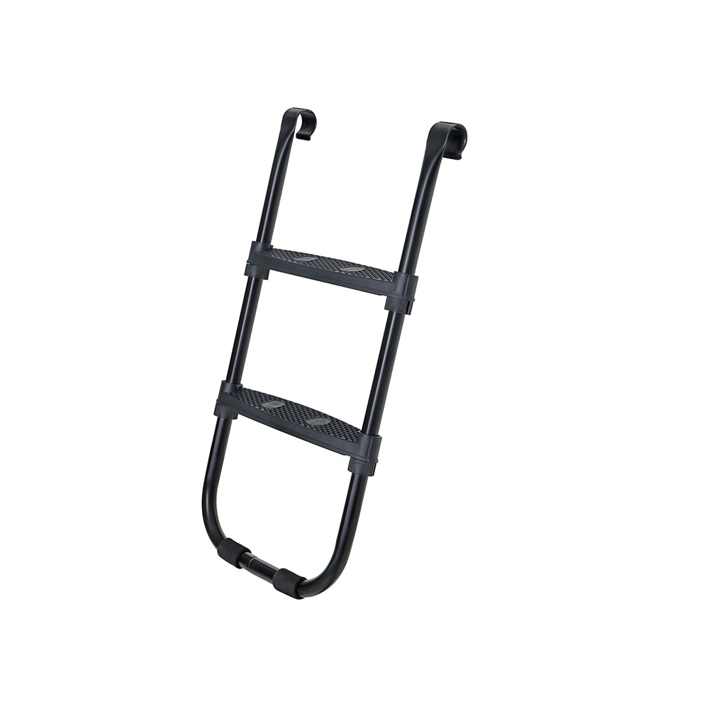 Trampoliinitikas 76 cm / musta tikas trampoliiniin / trampoliinitikas leveillä, liukumattomilla askelmilla