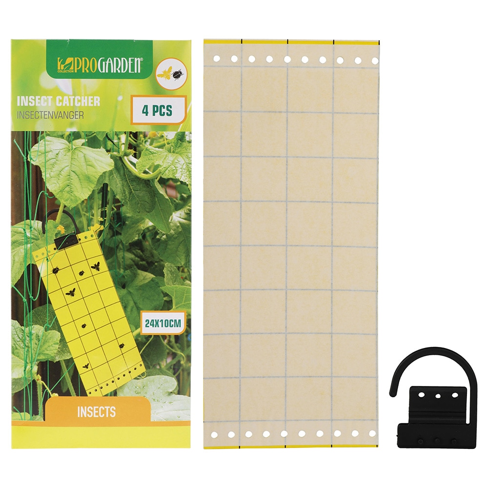 Riippuva hyönteisansa liima-arkilla 4 kpl – kärpäsansa 24 × 10 cm