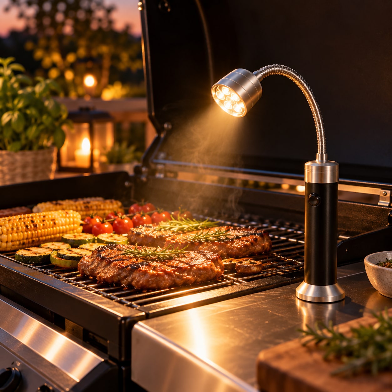 Grillilamppu magneettikiinnityksellä / magneettinen grillilamppu / LED-BBQ-lamppu