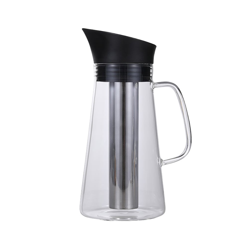 Lasinen cold brew -kannu suodattimella, 1200 ml / Cold brew -keitin