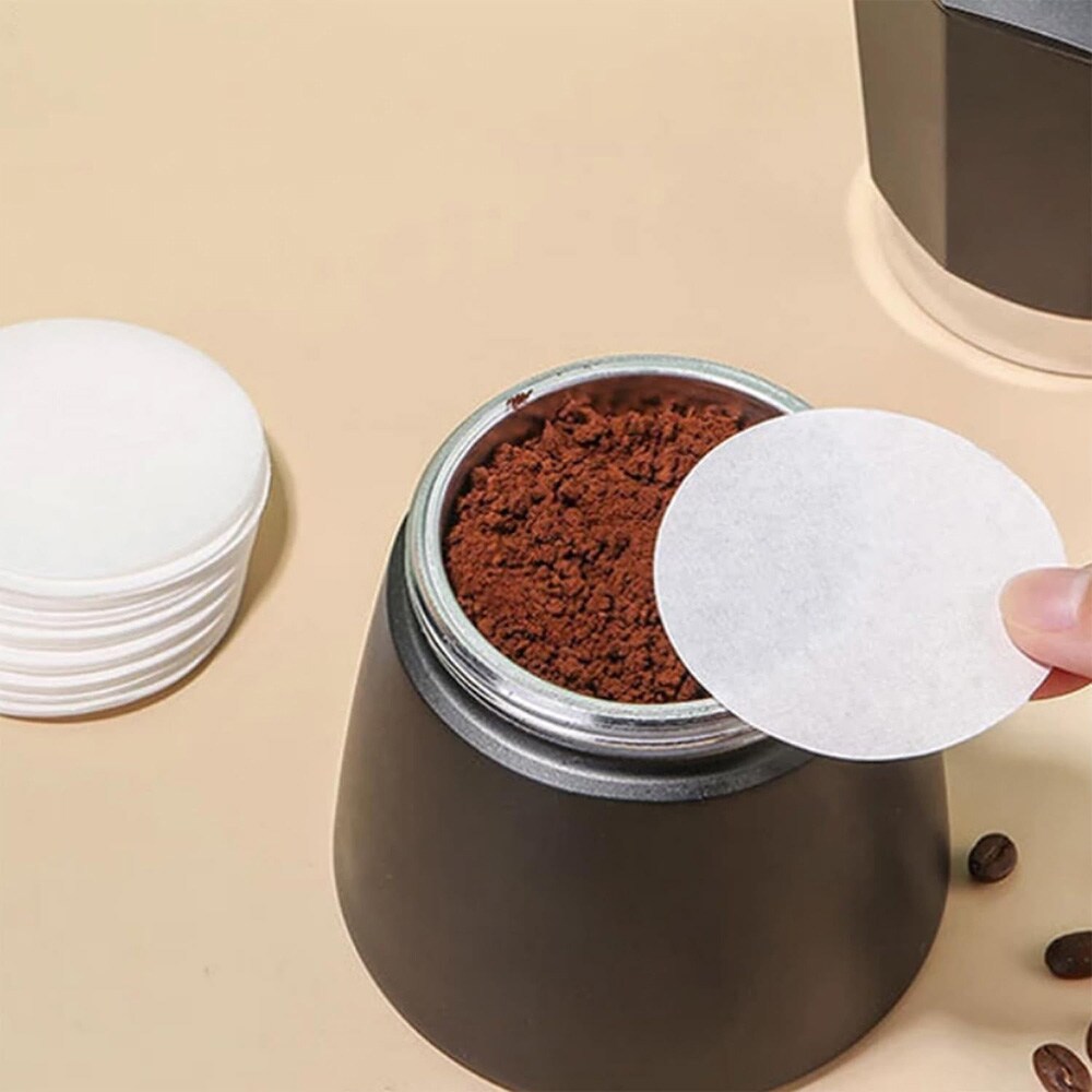 Yhteensopivat paperisuodattimet AeroPress-kahvinkeittimiin / kahvinsuodatin 6,3 cm / 350 kpl