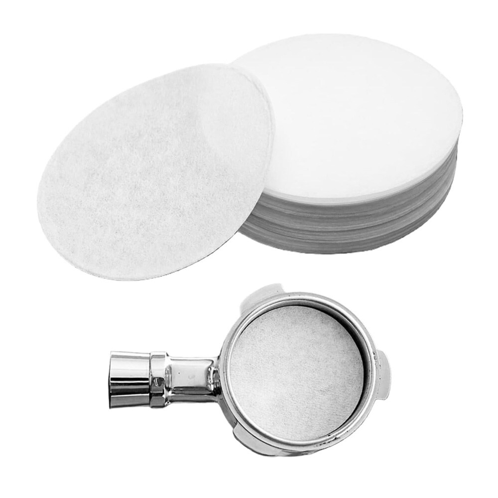 Pyöreät espresson paperisuodattimet 51 mm / suodatinpaperit kahvikakun päälle / 100 kpl