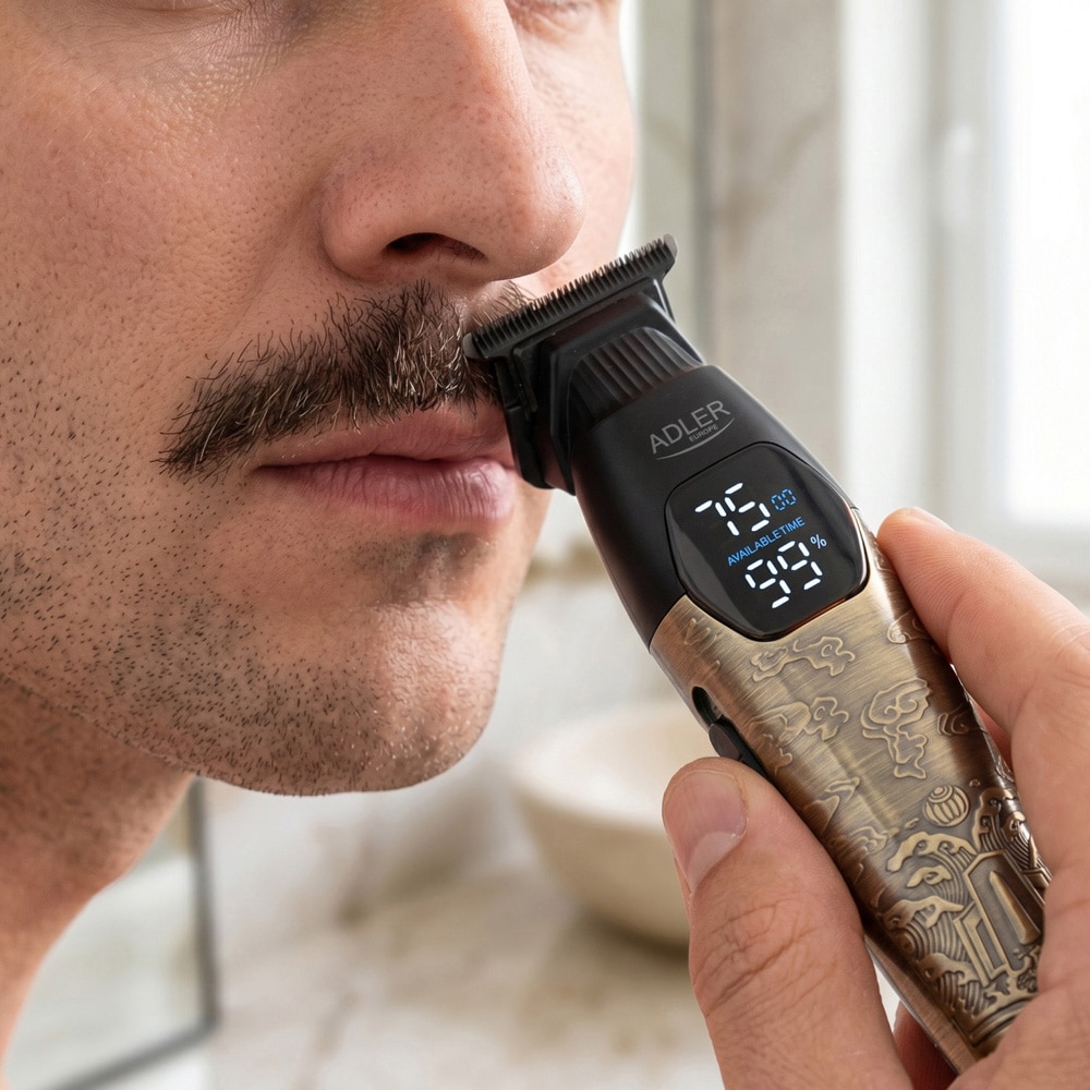 Adler-partatrimmeri / Parta- ja viiksitrimmeri / USB-C-trimmeri / Partan ääriviivatimmeri