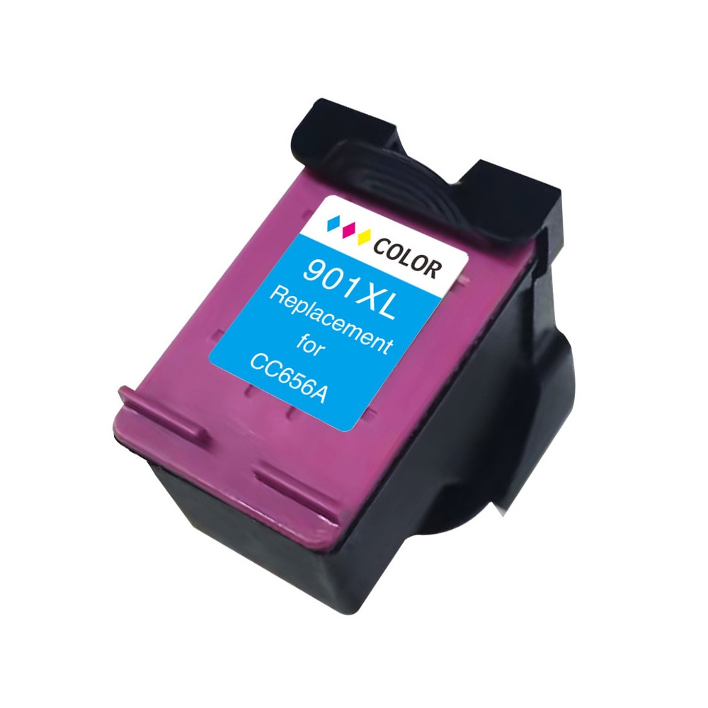 Yhteensopiva mustekasetti HP 901XL / kunnostettu värikasetti CC656AE / sopii HP Officejet -tulostimiin