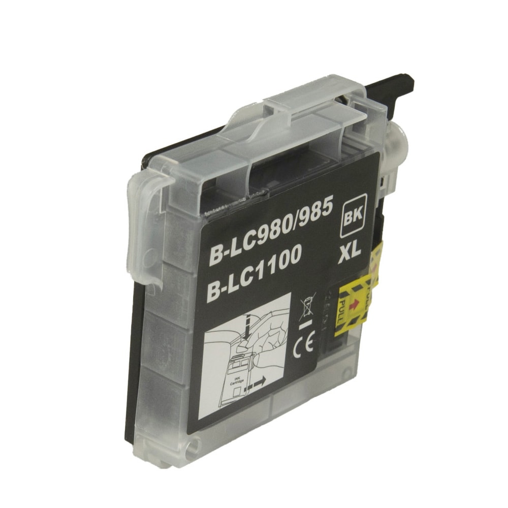 Yhteensopiva mustekasetti Brother LC1100BK / musta kasetti LC980BK ja LC985BK / sopii Brother DCP- ja MFC-tulostimiin