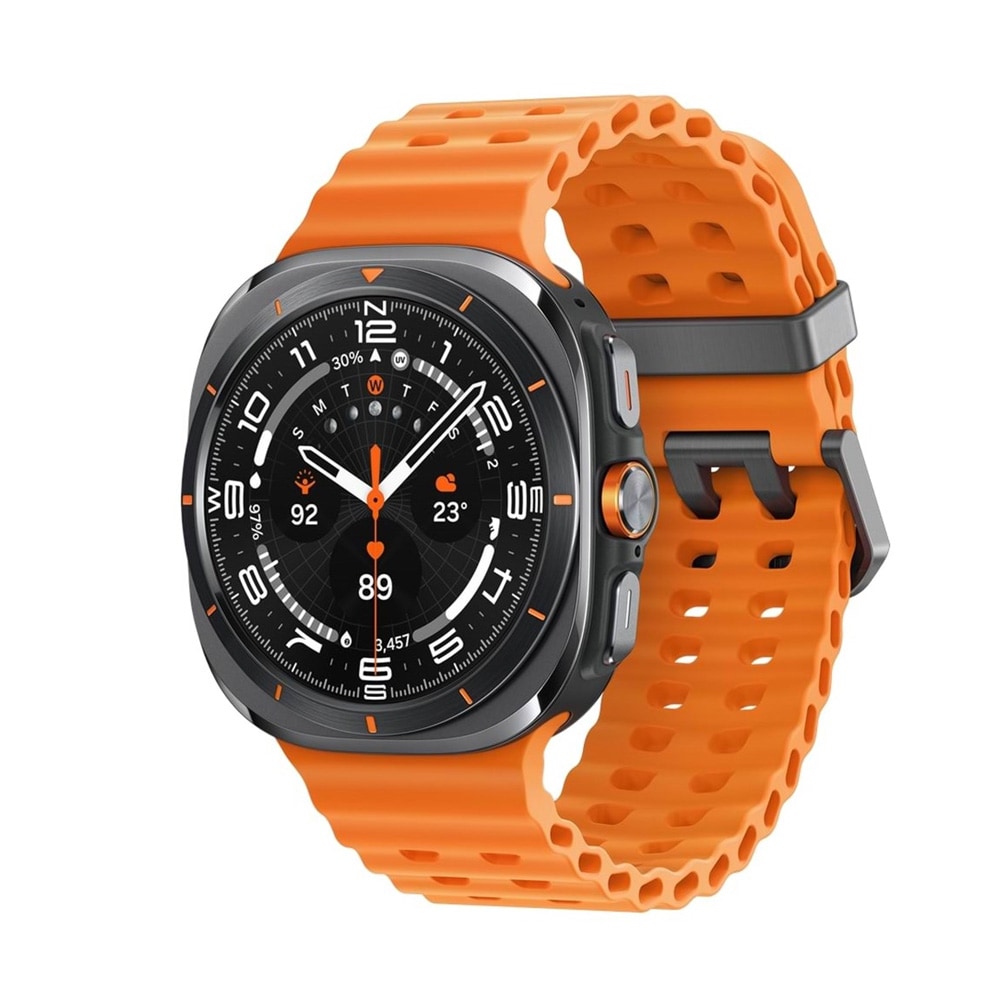 Samsung Galaxy Watch Ultra LTE 47 mm kunnostettu älykello – eSIM, Super AMOLED, GPS, NFC, 64 Gt, jopa 80 h akunkesto, titaaninharmaa