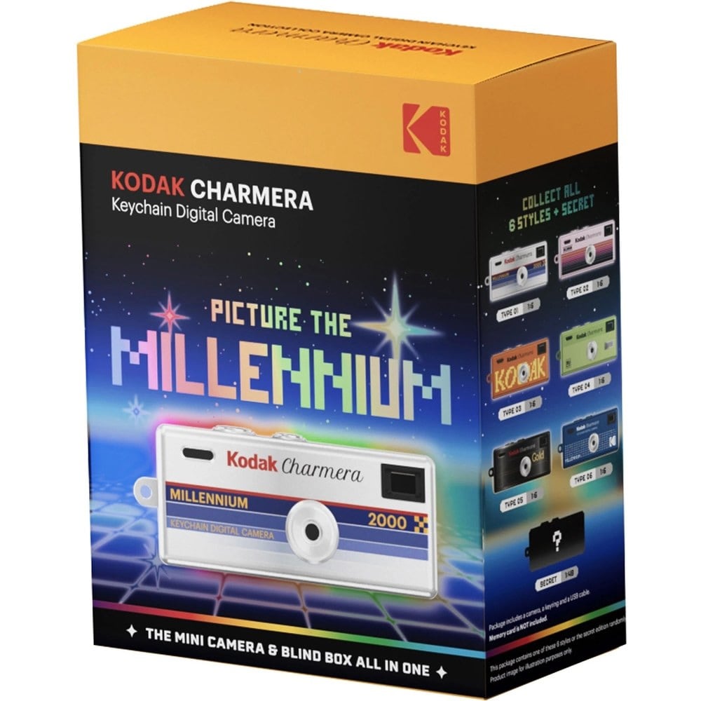 Kodak Charmera Millenium -digitaalikompaktikamera avainrenkaalla / Digitaalinen avainrenkaakamera