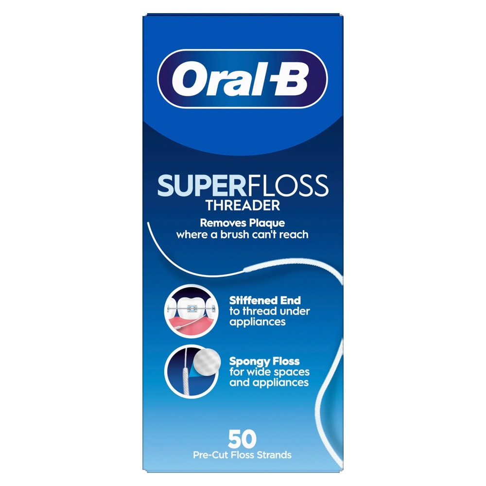 Braun Oral-B Superfloss -hammaslanka, 2 kpl / Hammaslanka / Erikoishammaslanka
