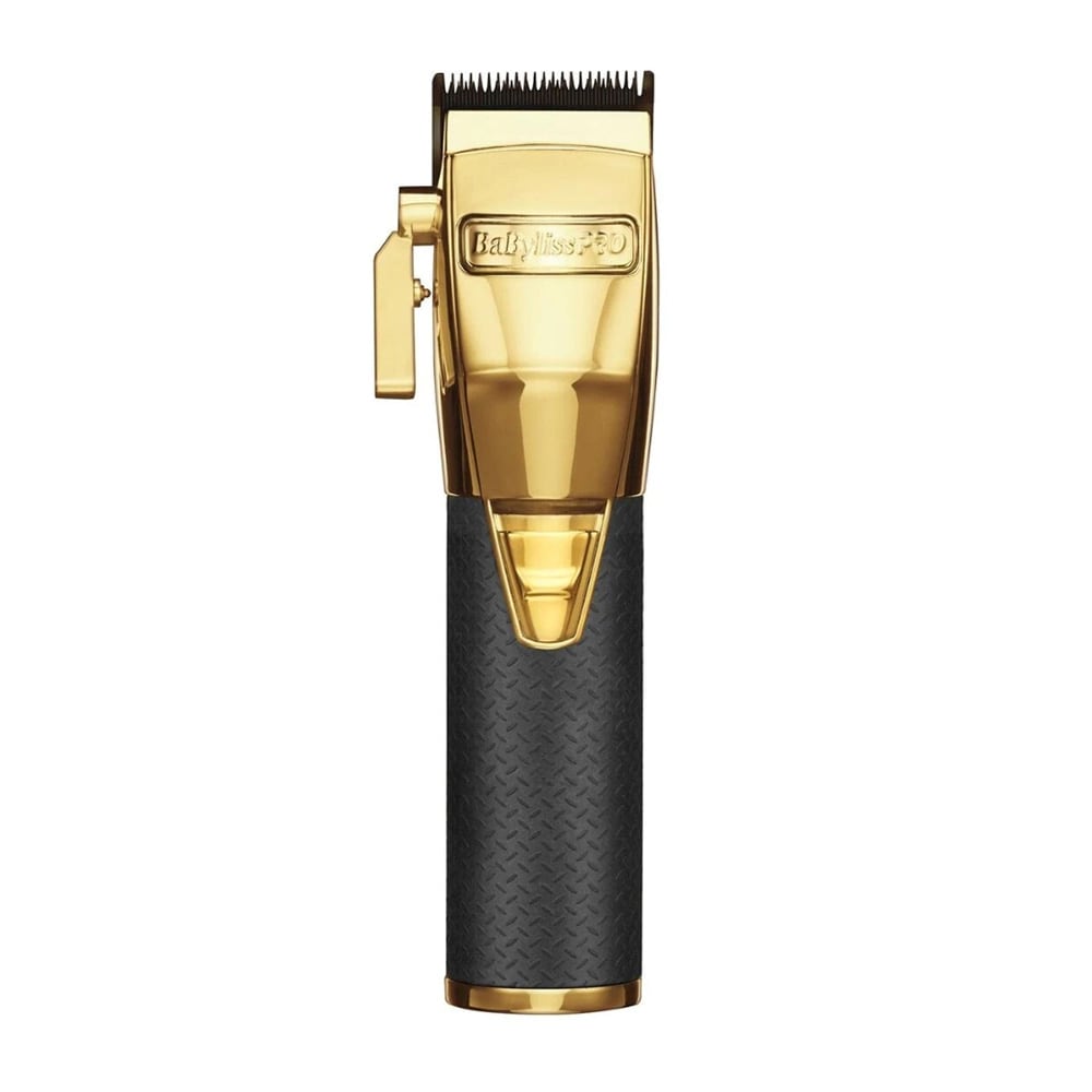 BaByliss Pro FX Clipper Boost+ Gold FX8700GBPE Hiustenleikkuukone – DLC Fade -terä, 6800 rpm, johdoton, ammattikäyttöön