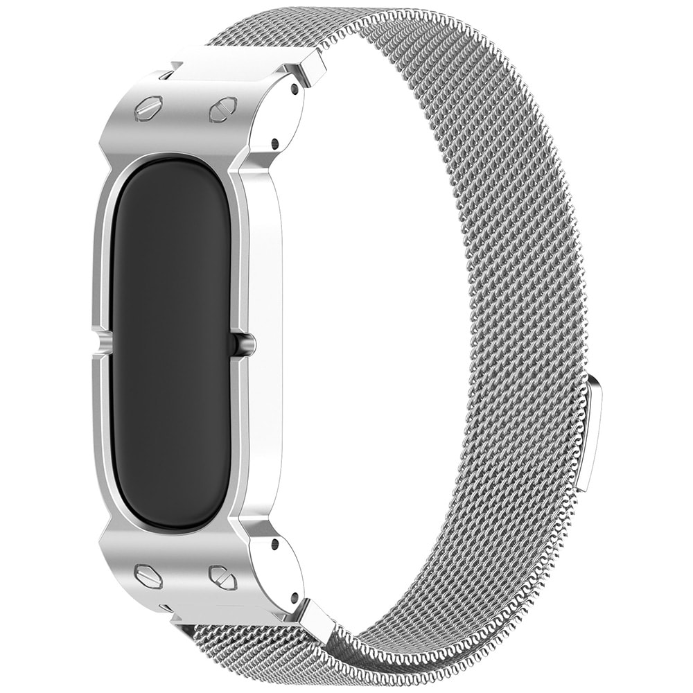 Magneettinen rannekoru Google Fitbit Air -mallille – hopea / Metallirannekoru / Magneettirannekoru