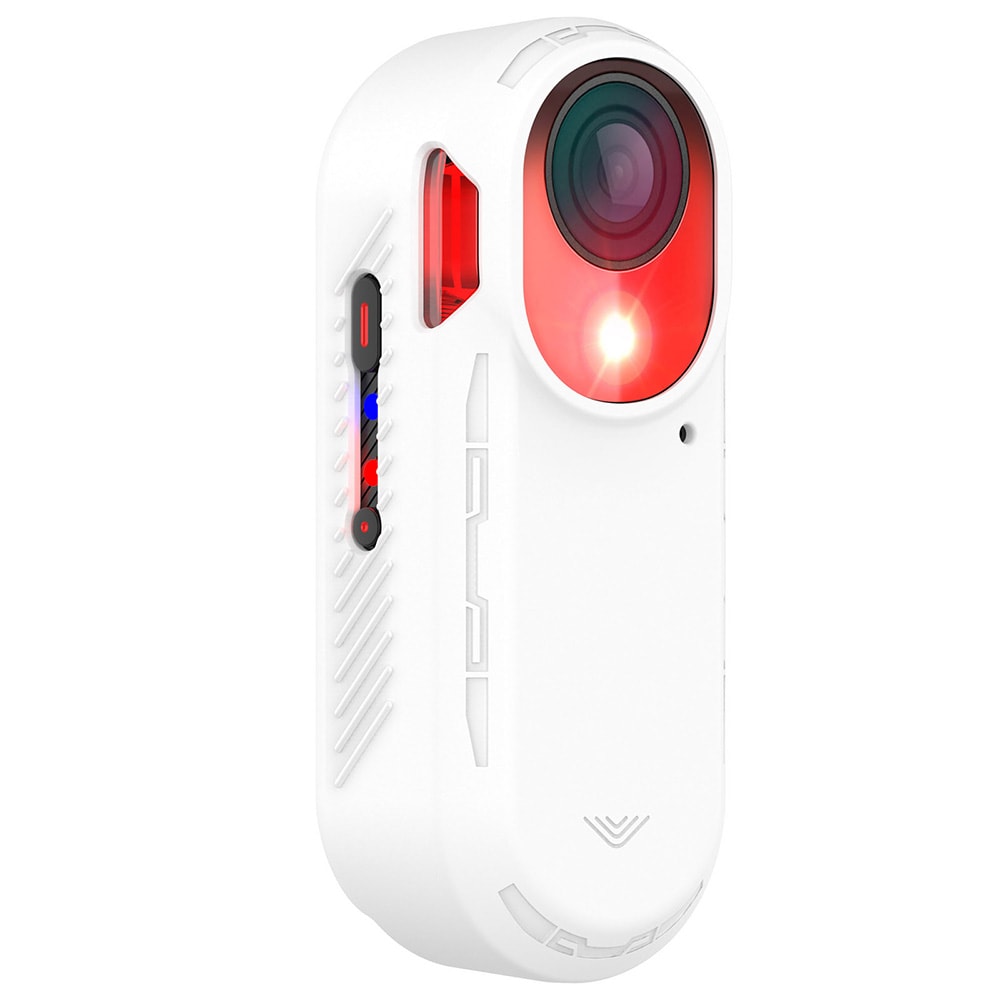 Garmin Varia RCT715:n silikonisuojakotelo – Valkoinen / Suojakotelo / Valon suojus