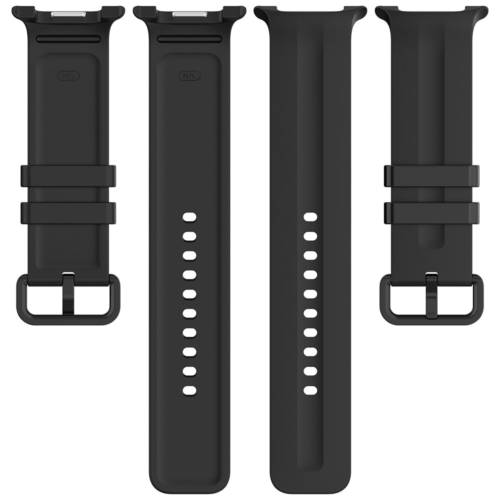Silikoninen rannekoru Samsung Galaxy Watch9:lle – Svart, koko S / Rannekorut / Älykellojen rannekorut