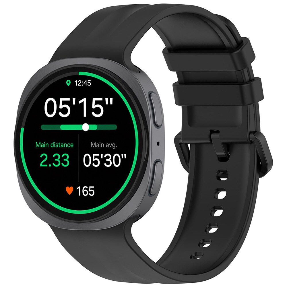 Silikoninen rannekoru Samsung Galaxy Watch9:lle – Svart, koko L / Rannekorut / Älykellon rannekorut