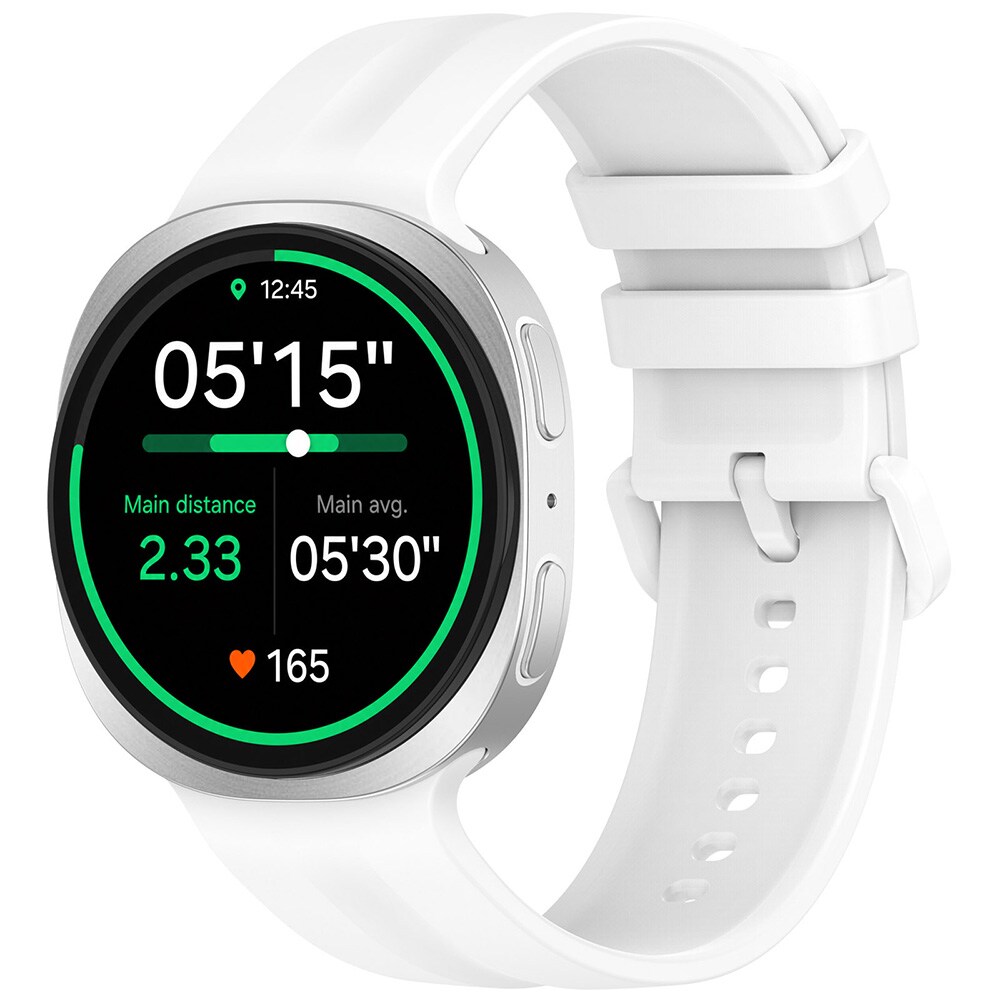 Silikoninen rannekoru Samsung Galaxy Watch9:lle – Valkoinen, koko L / Rannekorut / Älykellon rannekorut