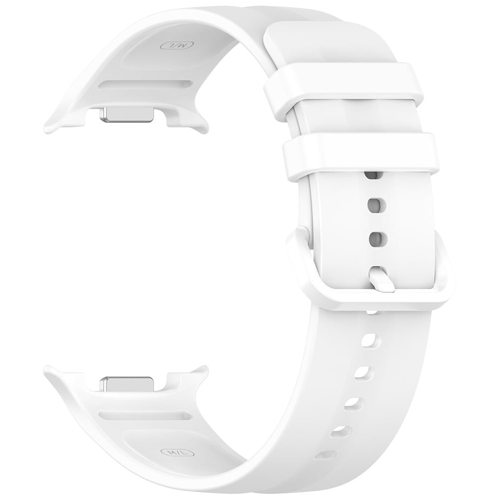 Silikoninen rannekoru Samsung Galaxy Watch9:lle – Valkoinen, koko L / Rannekorut / Älykellon rannekorut