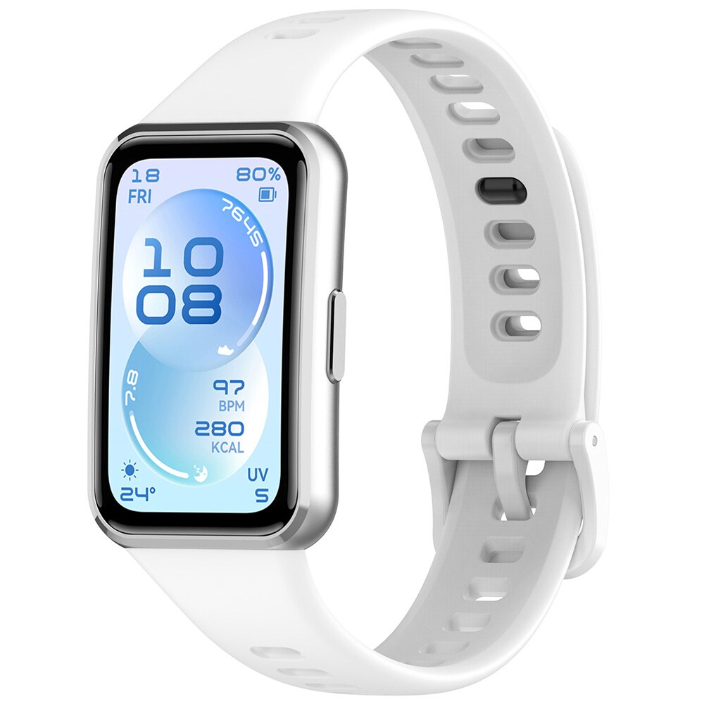 Silikoninen rannekoru Huawei Band 11 Pro - Valkoinen / Rannekorut / Älykellon rannekorut