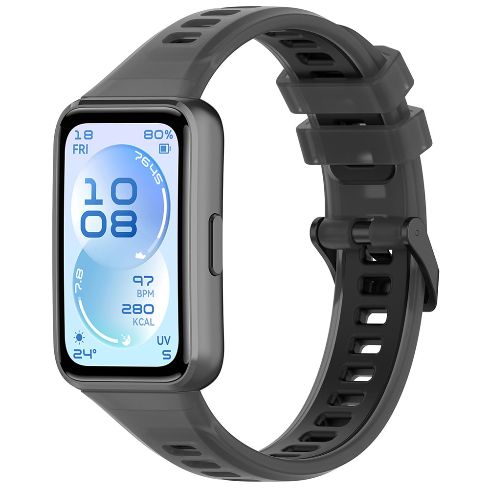 Silikoninen rannekoru Huawei Band 11 Pro - Svart / Jelly-rannekoru / Älykellon rannekoru