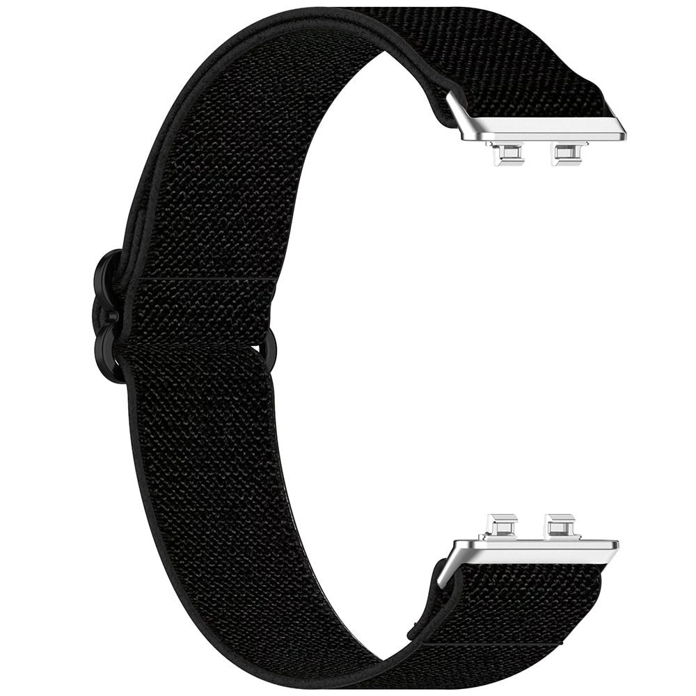Joustava nylonrannekoru Huawei Band 11 Pro - Svart / Nylonrannekoru / Joustava rannekoru