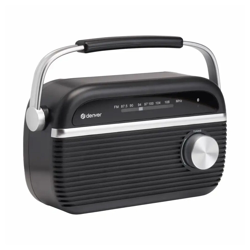 Denver TRB-67B FM-radio Bluetooth 5.0 – kannettava radio teleskooppiantennilla