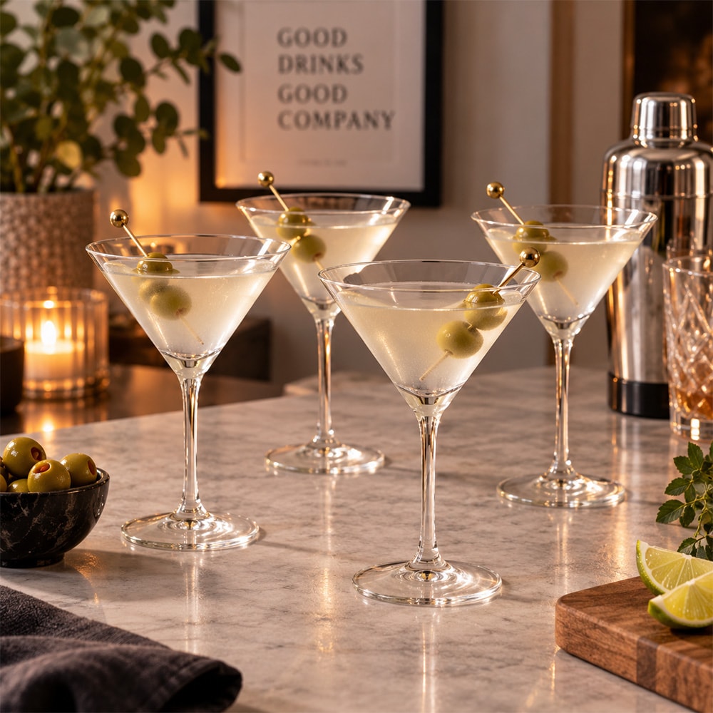 Cocktaillasit 260 ml 4 kpl – drinkkilasit juhliin ja tarjoiluun
