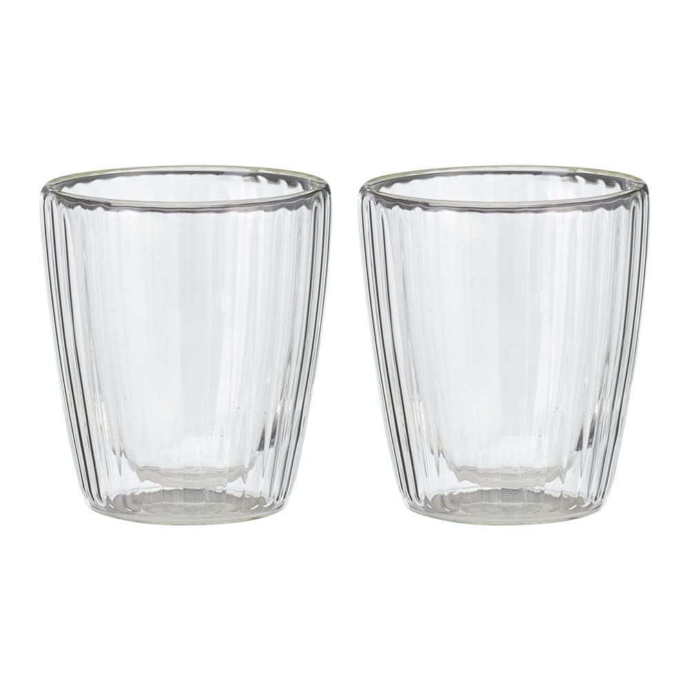 Kaksiseinäiset kahvilasit 250 ml, 2 kpl:n pakkaus / Termolasit / Kaksiseinäiset kahvilasit