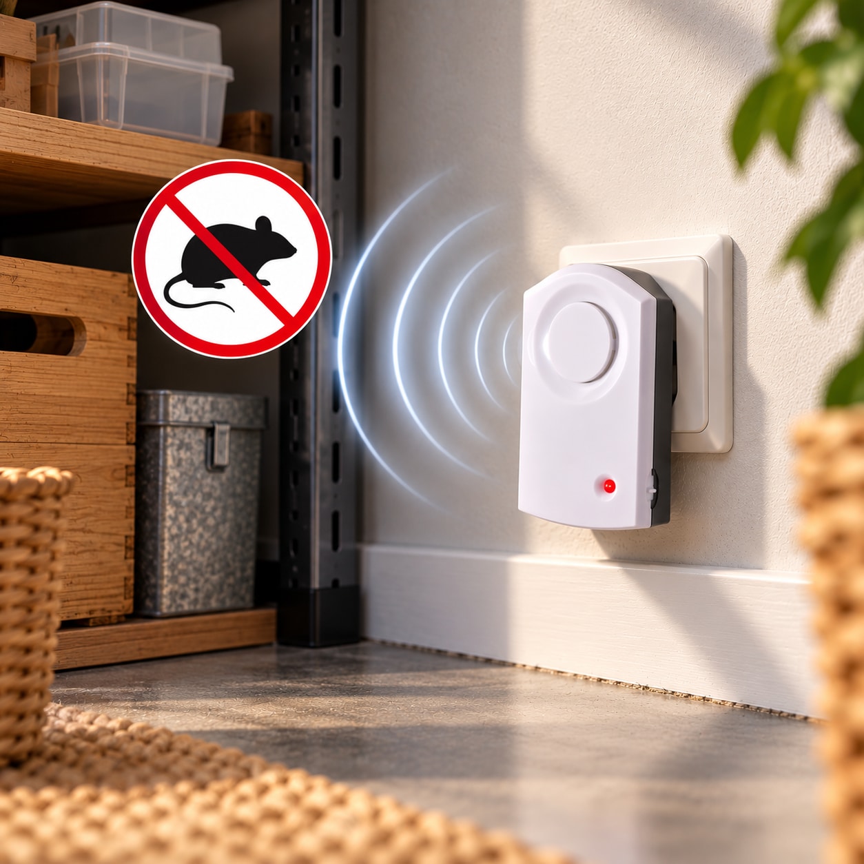 Ultraäänikarkotin rotille ja hiirille 230 V / Ultraäänikarkotin / Hiiri- ja rotankarkotin