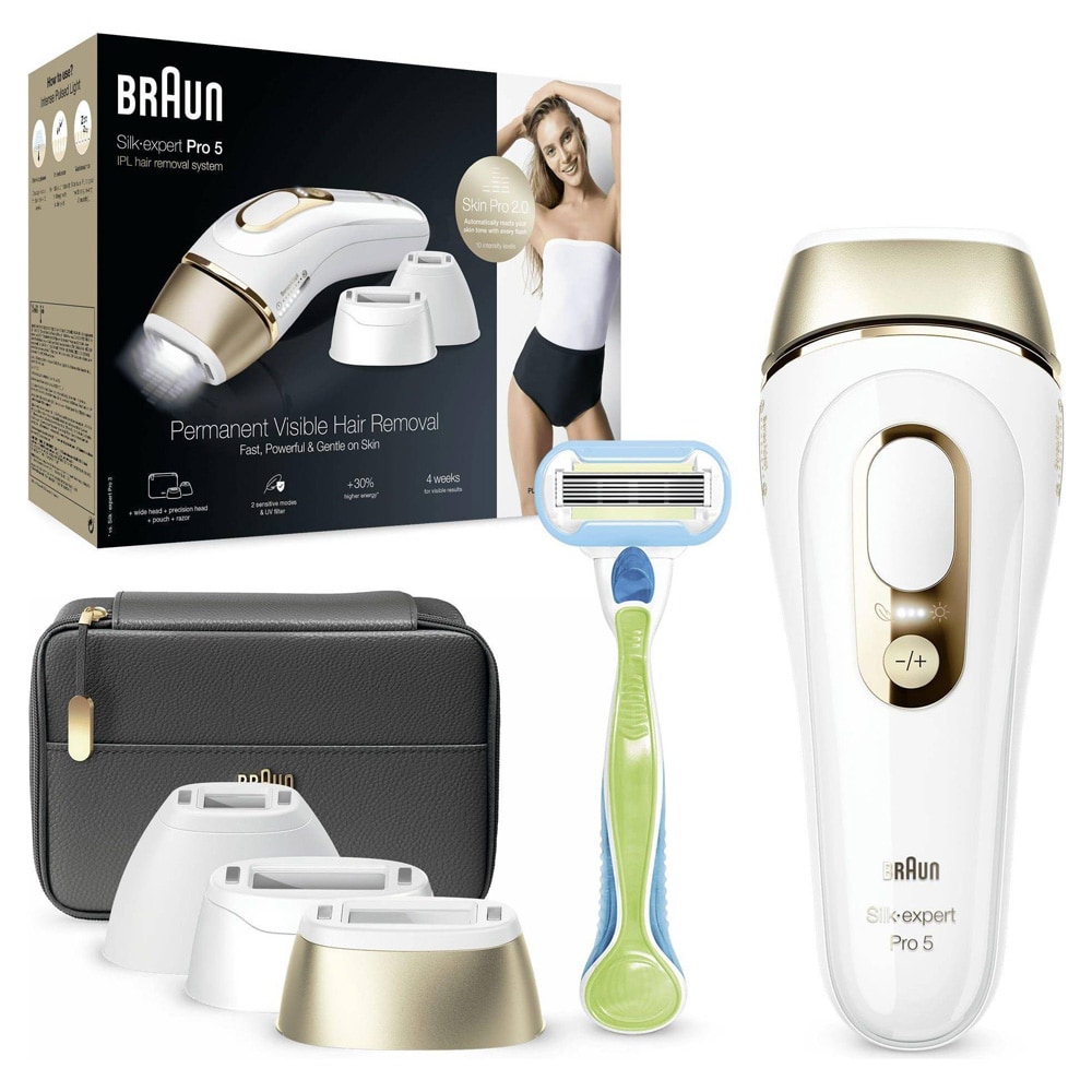 Braun Silk-expert Pro 5 PL5243 / IPL-karvanpoistolaite / Valoon perustuva karvanpoisto