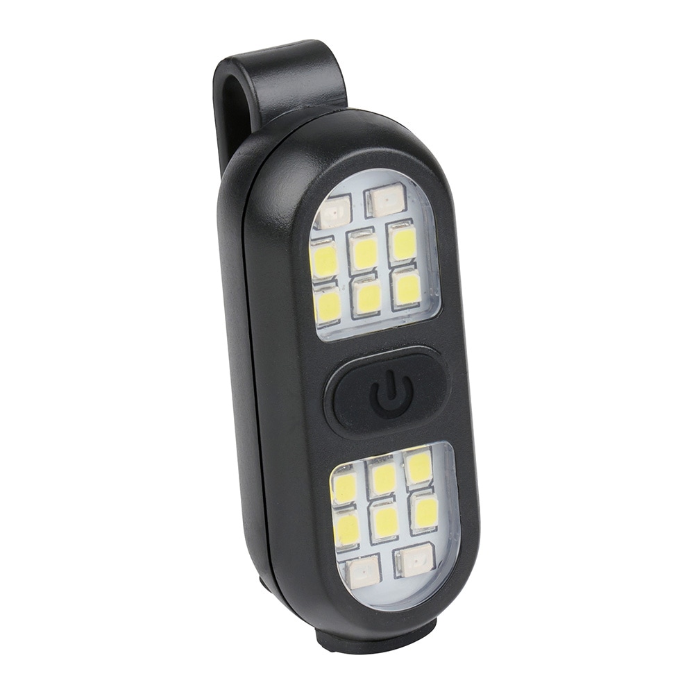 LED-kiinnityslamppu, ladattava – Svart / Kiinnityslamppu / Lukulamppu, jossa on kiinnitin
