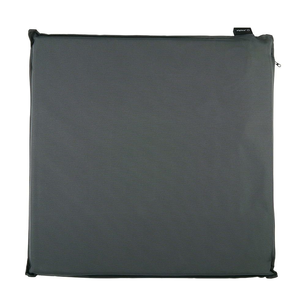 Ulkokäyttöön tarkoitettu lämmitystyyny 45 x 45 cm – Harmaa / Lämmitettävä istuintyyny / USB-C-lämmitystyyny terassille