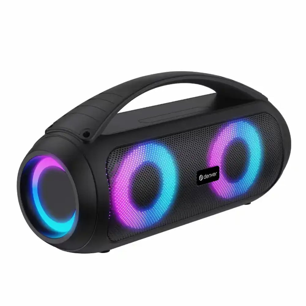 Denver BTG-618 Bluetooth-kaiutin 40 W, LED-valoilla, TWS ja IPX4