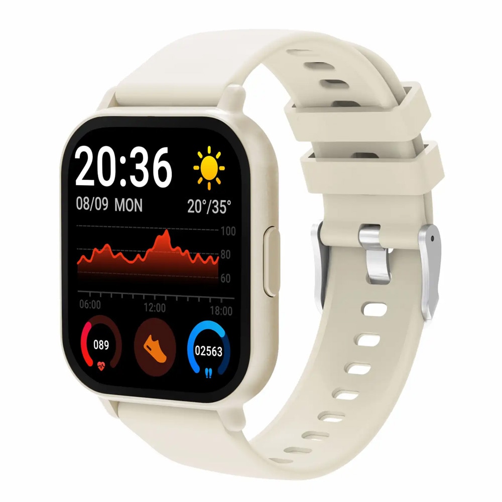 Denver SWC-176BE Smartwatch – Beige / aktiivisuuskello / treenikello