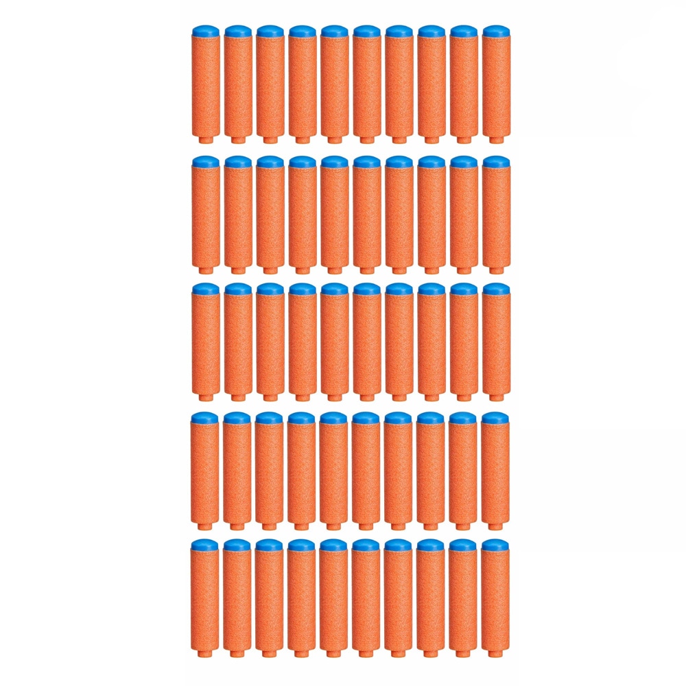 Nerf N1 -täyttöpakkaus, 50 kpl nuolia / vaahtomuovinuolia Nerf N-sarjaan / Nerf N1 -nuolia
