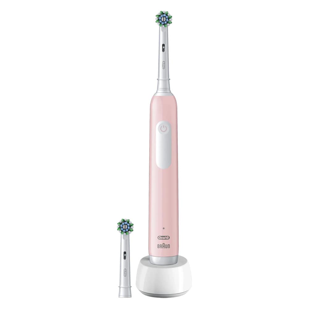 Oral-B Pro Series 1 -sähköhammasharja – vaaleanpunainen / paineanturilla varustettu sähköhammasharja / pyörivä hammasharja