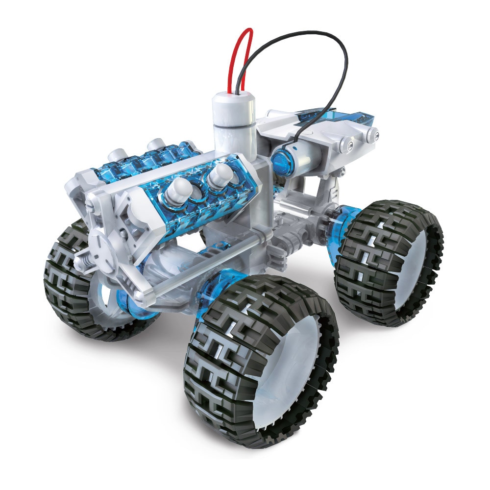 Salt Water Engine Car Educational DIY Kit / suolavedellä toimiva rakennussarja / opettavainen nelivetoauto
