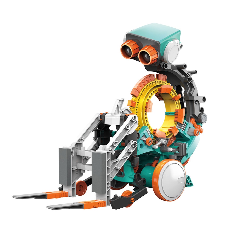 Construct & Create 5i1 Mechanical Coding Robot / mekaaninen ohjelmointirobotti / opettavainen rakennusprojekti