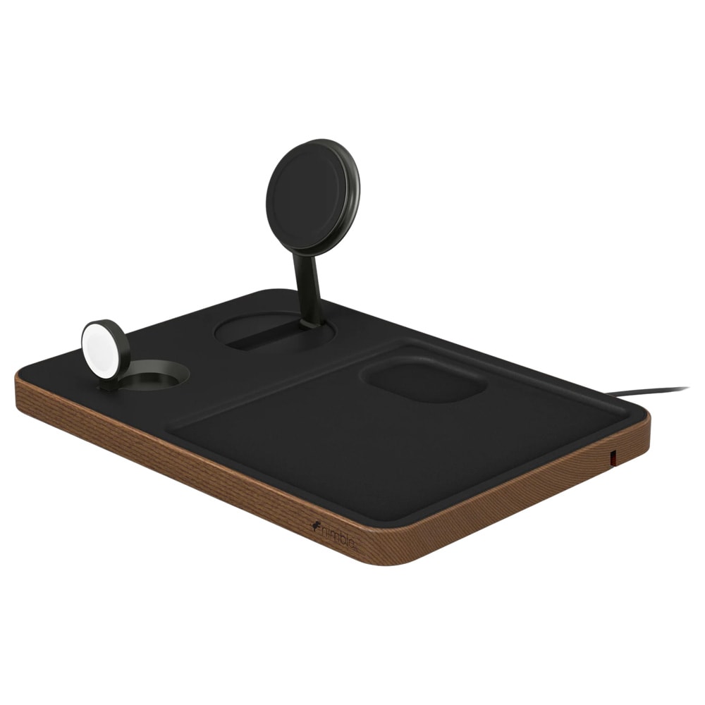Nimble Valet 3-in-1 langaton latausasema – Qi2, MagSafe, 15 W, Apple Watch ja AirPods