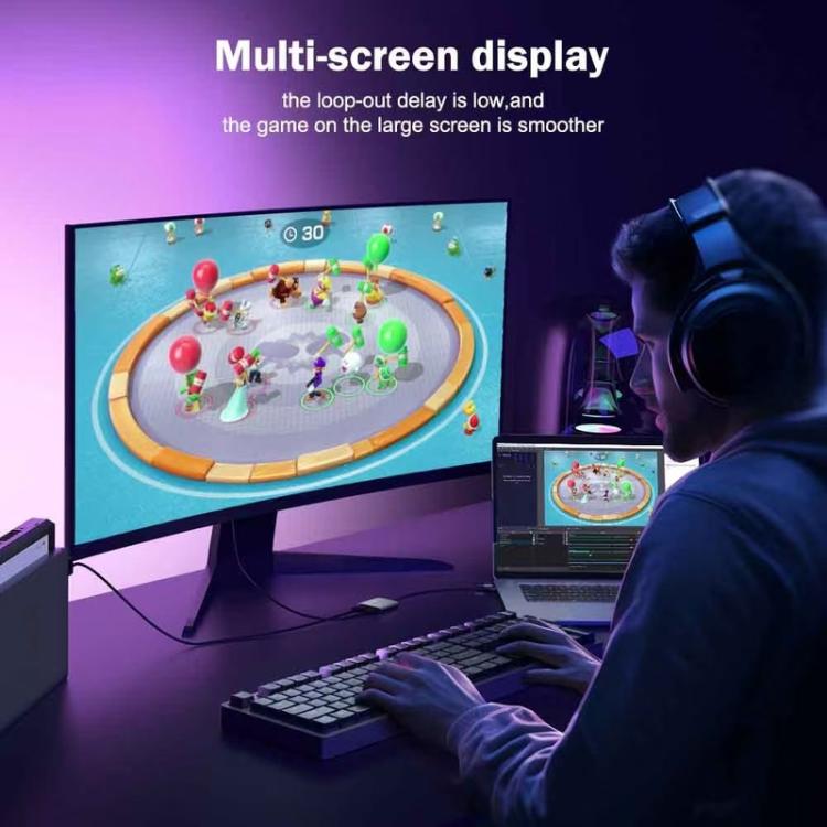 Lemorele AC07 videotallennuskortti 4K / tallennuskortti videolle / capture card 1080p 60 fps