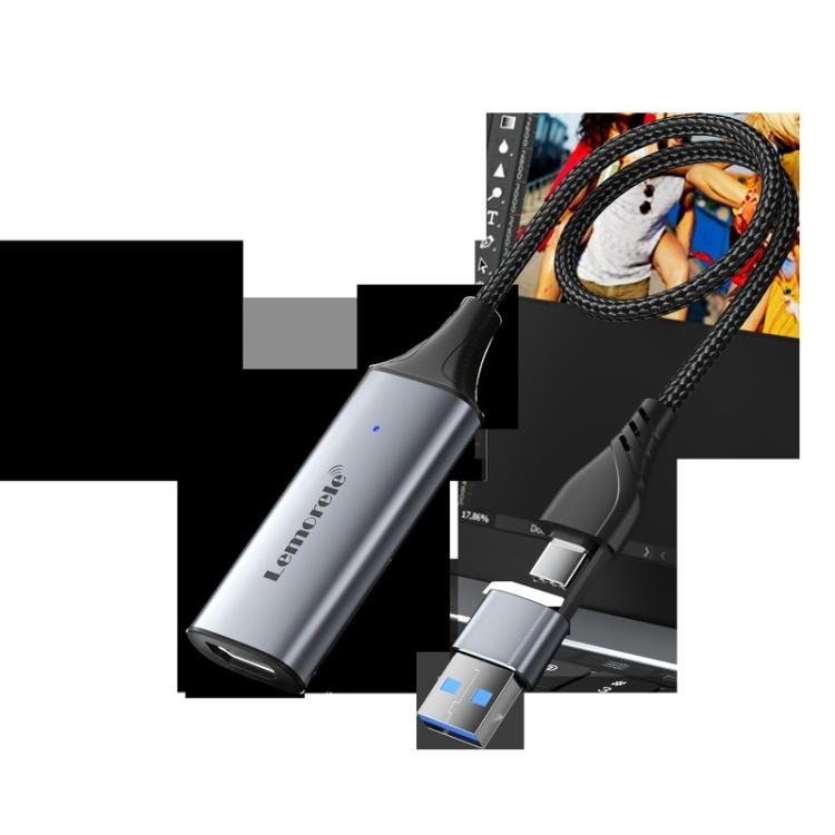 Lemorele AC05 videotallennuskortti 4K / tallennuskortti videolle / capture card 1080p 60 fps
