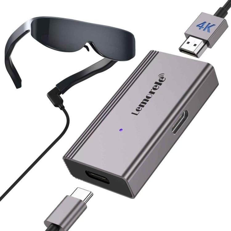 Lemorele LD48L USB-C-hubi / telakointiasema 4K HDMI:llä, PD-latauksella, USB:llä ja SD/TF-kortinlukijalla
