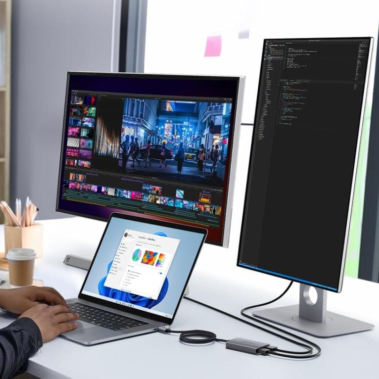 Lemorele HD20 HDMI-kytkin / HDMI-vaihtaja useille laitteille televisioon, näyttöön ja projektoriin