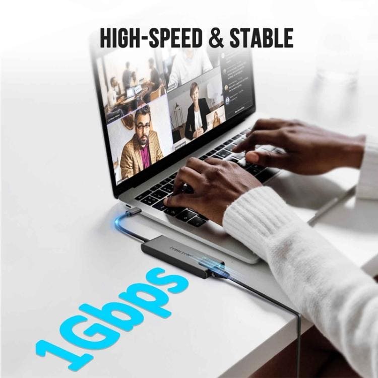 Lemorele TC24L 5-in-1 USB-C-telakointiasema / USB-C-hubi 4K HDMI:llä ja 100 W PD-latauksella