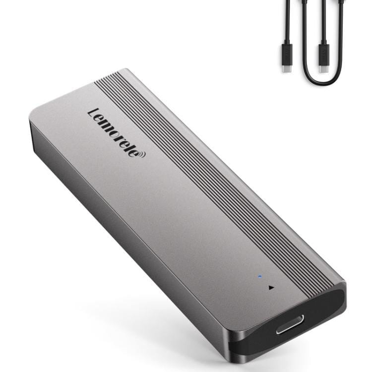 Lemorele SD2L -kiintolevykotelo 2x M.2 NVMe/SATA 10 Gbps / SSD-kotelo / Kaksinkertainen M.2-sovitin