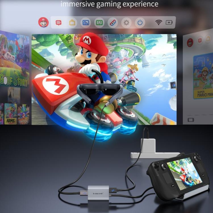 Lemorele LD50 USB-C -telakointiasema, HDMI 4K / USB-C-keskitin / Moniporttinen sovitin